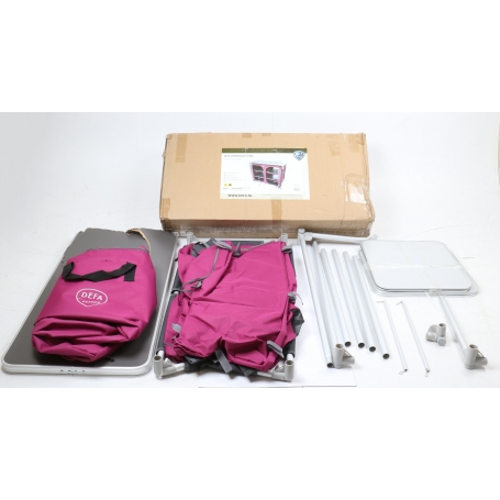 Defa Color Line Double Campingschrank, 92x47x82cm, pink (258518)