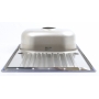 Blanco Tipo 45 S Edelstahlspüle mit Ablauffernbedienung, reversibel, Edelstahl Naturfinish (526335) (259390)