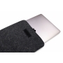 Hülle für Apple MacBook Air 13,6" (M2) Filz Wolle Tasche Case Cover Schwarz (259526)