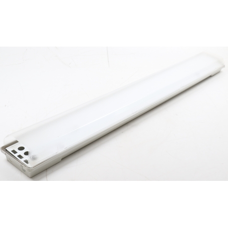 Schuch EVG Feuchtraum-Wannenleuchte 2x58W IP65, grau (164000012) (259403)