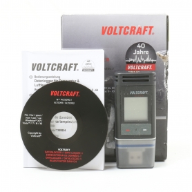 Voltcraft DL-210TH SE Temperatur-Datenlogger Messgerät Luftfeuchtigkeit grau (259619)