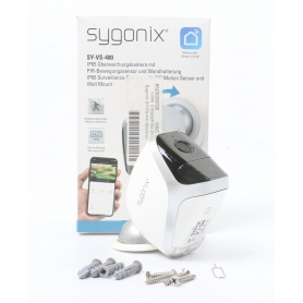 Sygonix SY-4452324 Kompaktkamera Überwachungskamera 1920x1080 Pixel 2,8mm Objektiv WLAN IP FHD weiß (259841)