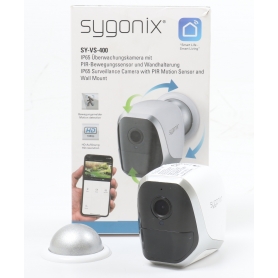 Sygonix SY-4452324 Kompaktkamera Überwachungskamera 1920x1080 Pixel 2,8mm Objektiv WLAN IP FHD weiß (260121)