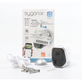 Sygonix SY-4452324 Kompaktkamera Überwachungskamera 1920x1080 Pixel 2,8mm Objektiv WLAN IP FHD weiß (260125)