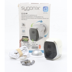 Sygonix SY-4452324 Kompaktkamera Überwachungskamera 1920x1080 Pixel 2,8mm Objektiv WLAN IP FHD weiß (260126)
