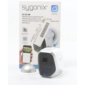 Sygonix SY-4452324 Kompaktkamera Überwachungskamera 1920x1080 Pixel 2,8mm Objektiv WLAN IP FHD weiß (260151)