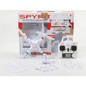 T2M Spyrit Quadrocopter Drohne RtF 1280x720P 500mAh Kameraflug First Person View weiß (260290)