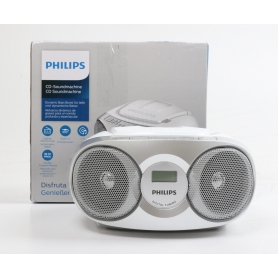 Philips AZ215S CD-Radio CD-Player digitaler Tuner UKW Dynamic Bass Boost silber (260426)