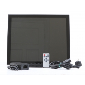 Renkforce 419700 17" LCD Überwachungsmonitor 8ms Reaktionszeit BNC Video VGA HDMI schwarz (260510)