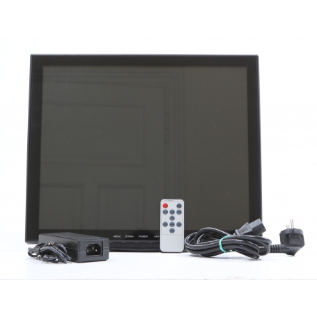Renkforce 419700 17" LCD Überwachungsmonitor 8ms Reaktionszeit BNC Video VGA HDMI schwarz (260510)
