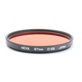 Hoya Farbfilter Rot 67 mm E-58 (261230)