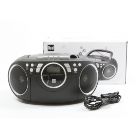 Dual P70 CD-Radio Kassettenspieler Boombox UKW AUX MP3 schwarz (261337)