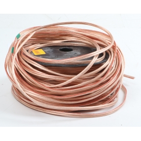 PVC Lautsprecherleitung Kabel 2x2,5, transp. Ring, 100 m (261596)