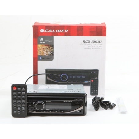 Caliber Audio Technology RCD125BT Autoradio inkl. Fernbedienung, Bluetooth®-Freisprecheinrichtung (261602)