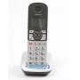 Panasonic KX-TGQ500GS IP Mobilteil Telefon Digitaltelefon VoIP beleuchtetes Display Freisprechen silber schwarz (261626)