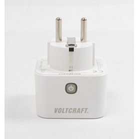 Voltcraft SEM6500 Energiekosten-Messgerät Funksteckdose Datenexport Datenloggerfunktion Kostenprognose weiß (261644)