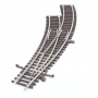 Roco 42472 H0 RocoLine Bogenweiche Schiene Kurve Modelleisenbahn ohne Bettung links (261651)