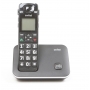 Switel D7000 Vita+ Schnurloses Telefon Seniorentelefon DECT GAP analog Freisprechen schwarz (261701)