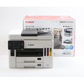 Canon Maxify GX7050 Tintenstrahl-Multifunktionsgerät Drucker Scanner Kopierer Fax WLAN Tintentank-System weiß (262049)