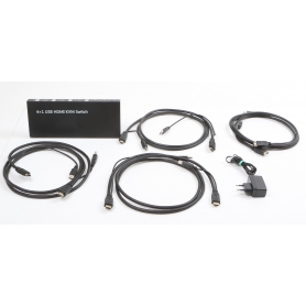 SpeaKa Professional 4 Port KVM-Umschalter HDMI USB (262042)