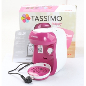Bosch Tassimo Happy Kaffeemaschine Kapselmaschine 0,7 Liter 1300 Watt Cappuccino Latte pink (262834)