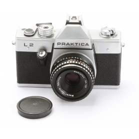 Pentacon Praktica L2 Film Kamera mit Domiplan 50mm 2,8 Meyer-Optik Görlitz (262902)