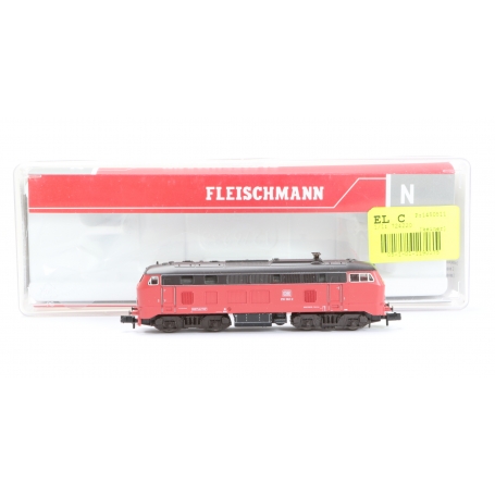 Fleischmann 724220 N Modellbahn-Lokomotive Diesellok BR 218 DB-AG Orientrote Lackierung analog DC (264437)