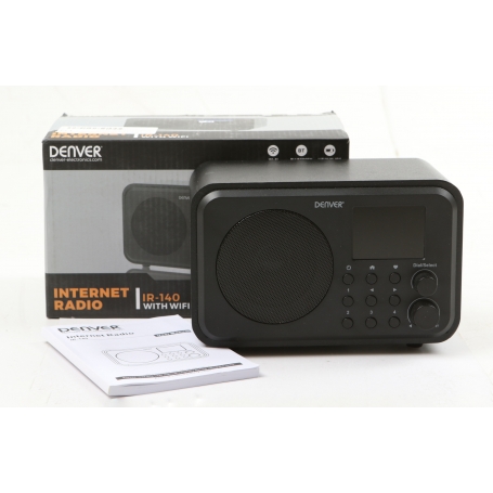 Denver IR-140 Tischradio Internet Bluetooth MP3 wiederaufladbar schwarz (264444)