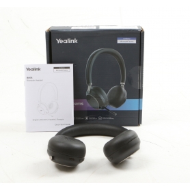 Yealink BH76 Headset On-Ear Kopfhörer Bluetooth kabellos aktive Rauschunterdrückung Adapter USB-A schwarz (264505)