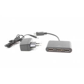 Renkforce RF-DPS-3P DisplayPort Splitter Monitor Adapter Plug-and-Play unidirektional schwarz (264524)