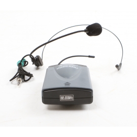 Omnitronic WAMS-65BT Headset Taschensender Funkmikrofon-Set Kopfbügelmikrofon schwarz (264592)