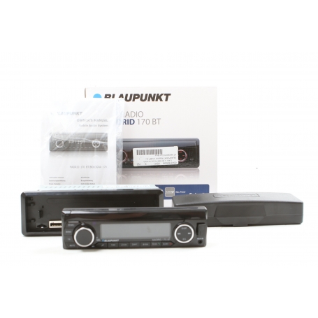 Blaupunkt Madrid 170 BT Autoradio Einbau-Autoradio Anschluss für Lenkradfernbedienung Bluetooth MP3 WMA schwarz (264603)