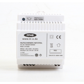 M-e modern-electronics 40778 Türsprechanlage Hutschienen-Netzteil 15 V/DC weiß (266092)