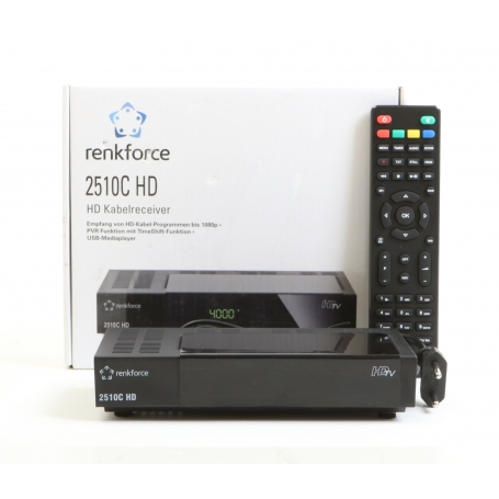 Renkforce 2510C Receiver Aufnahmefuntkion Front-USB HDMI DLNA (266159)