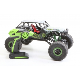 Amewi 22217 Crazy Crawler 1:10 RC Modellauto Elektro Crawler Allradantrieb grün schwarz (266041)