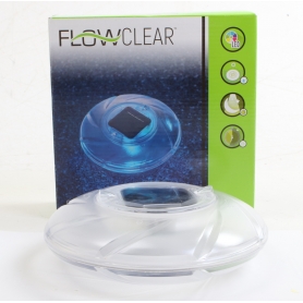 Bestway 58111 Flowclear LED-Poolleuchte Poolbeleuchtung Schwimmlicht Ø 18cm weiß (266224)