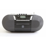 Dual DAB-P 200 Boombox Kassettenspieler Digitalradio CD MP3 DAB+ UKW-Radio USB AUX-IN schwarz (266565)