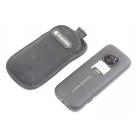 Insta360 One X Actionkamera Camcorder 360° Videokamera 5,7k Videoauflösung 18MP schwarz (267141)