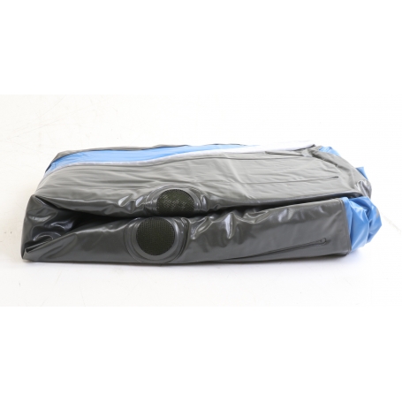 High Pea Cross-Beam Double Extra Long Luftbett Gästebett Reise-Matratze Camping grau blau (266065)