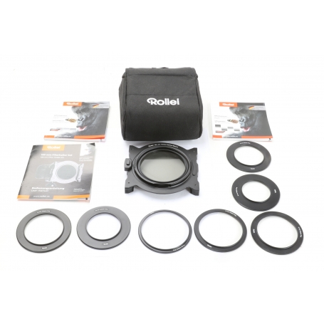 Rollei Filter Halter Holder 100 mm inkl Polfilter 86 mm (265704)