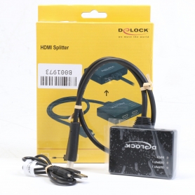 Delock HDMI Splitter 2 Port 4K 30Hz (266680)