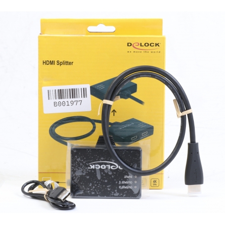 Delock HDMI Splitter 2 Port 4K 30Hz (266685)