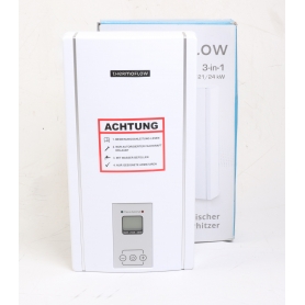 Thermoflow Elex 3-in-1 A Durchlauferhitzer Warmwasserbereiter Übertischmontage 18/21/24kW weiß (268171)