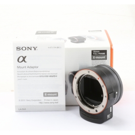 Sony E-Mount Adapter LA-EA3 Adaptor 35mm Full Frame (261103)