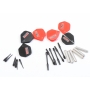 Bulls Cabinet Lightning E-Dart Dartscheibe Wurfspiel 8 Spieler LED Displays 131 Varianten elektronisch schwarz (268646)
