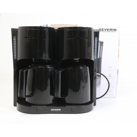 Severin KA 9315 Kaffeemaschine Filterkaffeemaschine Isolierkanne Tassen 16 schwarz (268654)