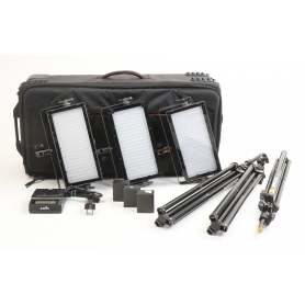 Vibesta Studioleuchte Capra 20B und Genaray SP-E-240B Studiolicht Set Bi Color LED Panel (268965)