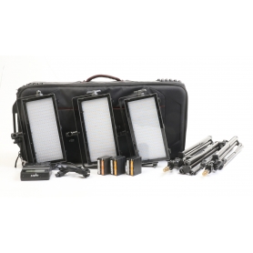 Vibesta Studioleuchte Cabra 20B und Raylight Studiolicht Set Bi Color LED Panel (268962)