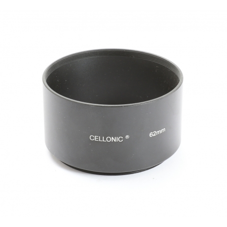 Cellonic Geli Gegenlicht Blende Metall Schwarz 62 mm (269698)