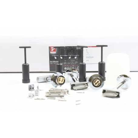 Paulmann URail Schienenspot Blossom Basisset G9 max. 4x10W 230V, dimmbar, chrom matt/satin (96898) (267975)